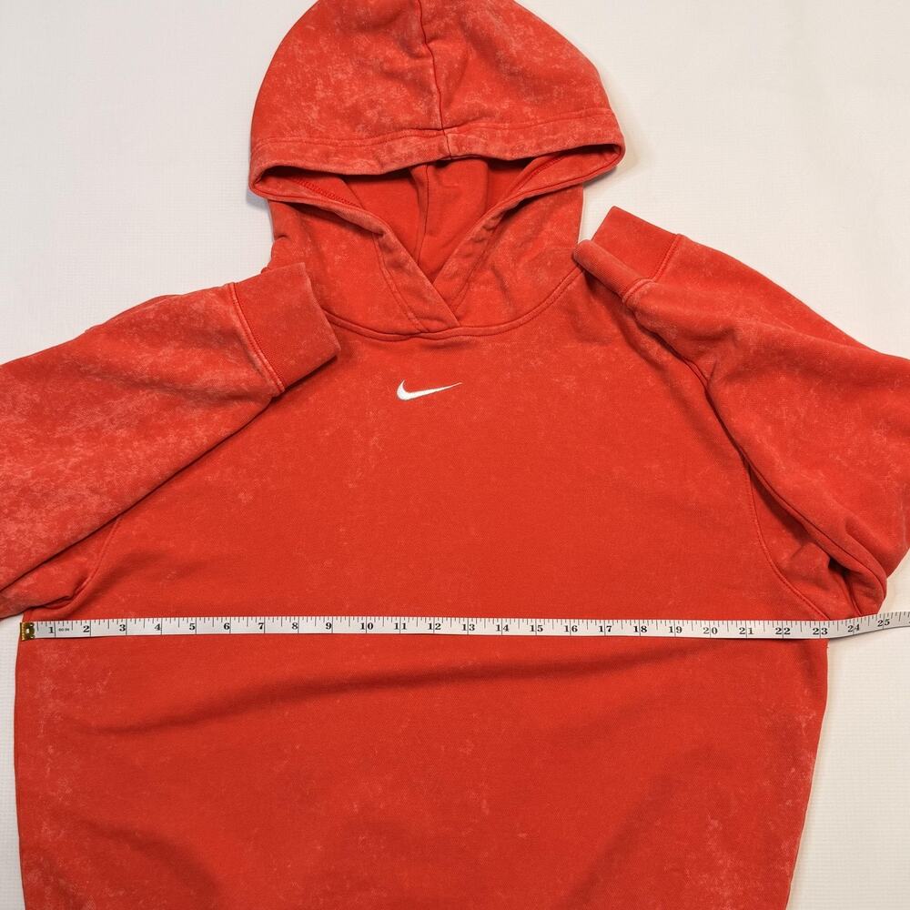 Nike Tracksuit Hoodie Sweatpants Set Womens XS Red Orange Fleece Jogger 2 Piece - Picture 4 of 14